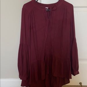 RO&DE Maroon Blouse